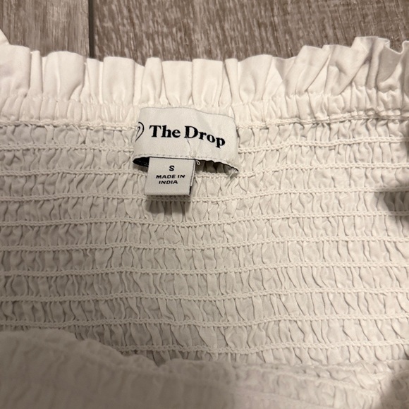 The Drop Women’s Marisol 3/4 Sleeve Ruffle Smock Top - Picture 5 of 5